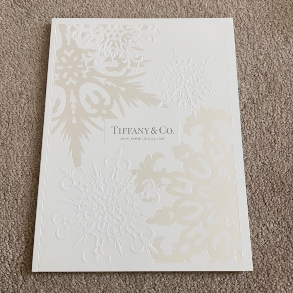 Tiffany & Co 2015 holiday jewelry catalogue table magazine